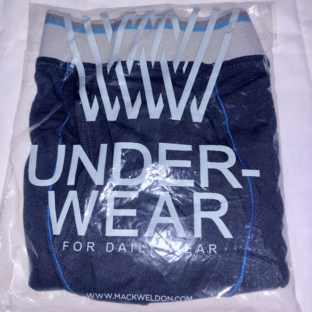 Mack Weldon Blue Night Trunks M NIP